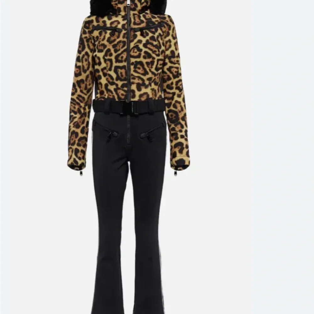 Goldbergh Leopard Print One Piece in Brown & Black Leopard - Picture 2 of 9